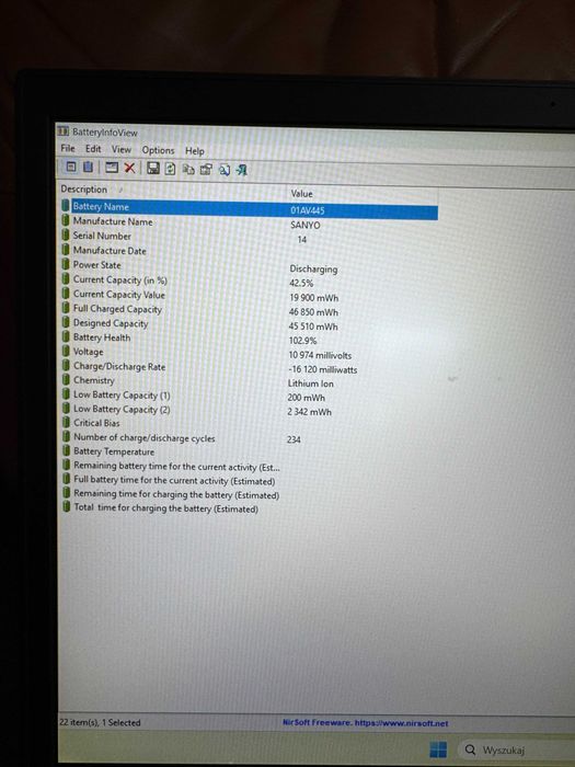 Lenovo ThinkPad E15 i5-10210U 16GB RAM SSD 256GB Windows 11 Pro