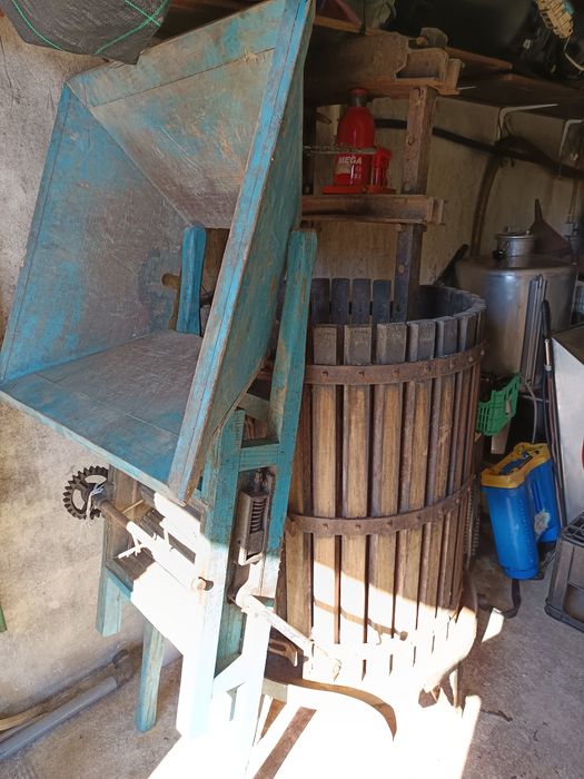 Prensa hidráulica de vinho uvas