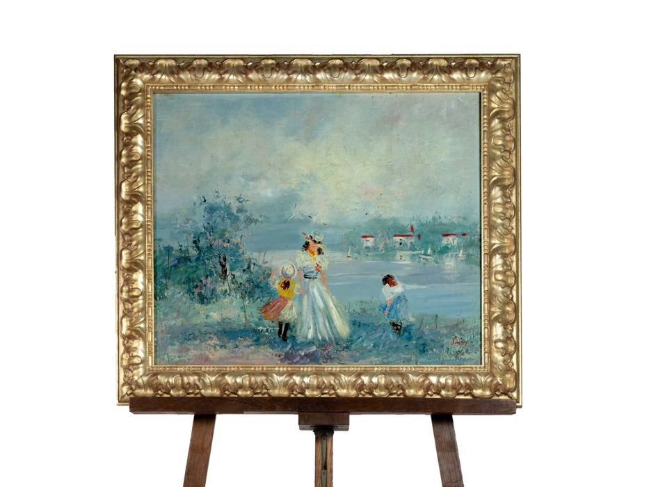 Pintura meninas rio Impressionismo | século XX