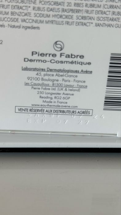 Avene nutritive face cream new nowy