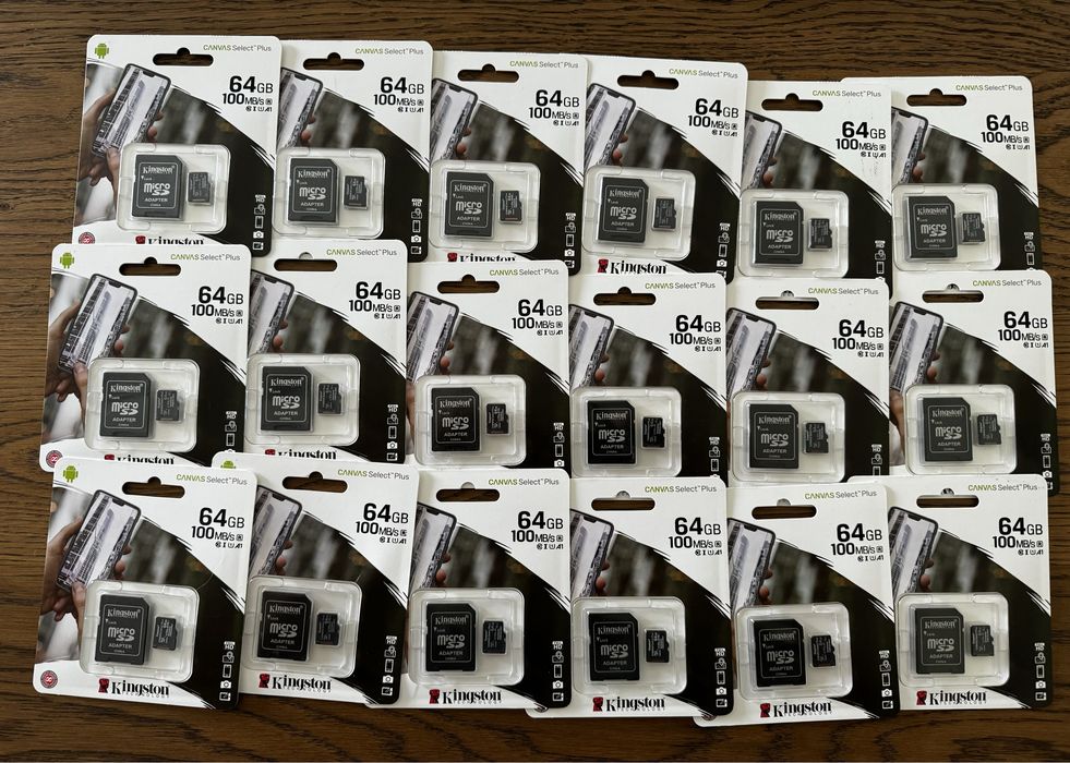 Cartao Memoria Kingston 64gb - 18 unidades