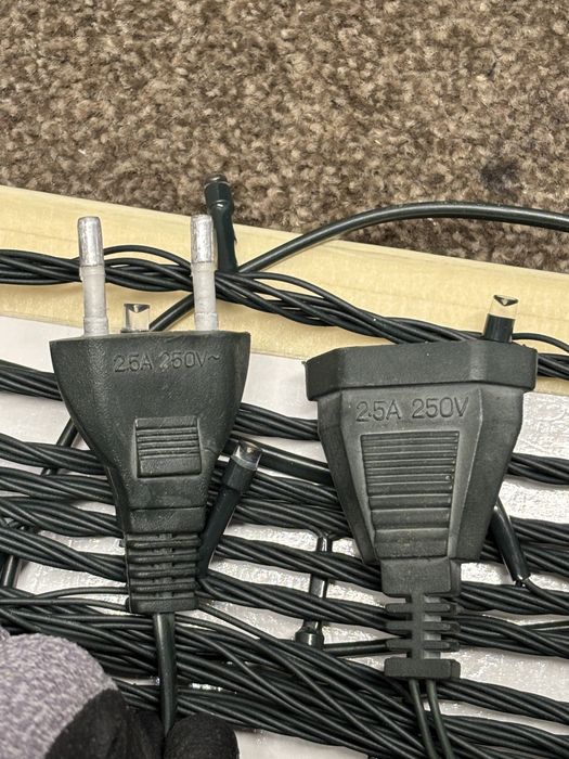 Lampki choinkowe ozdobne balkon taras 22 m metry biały zimna biel