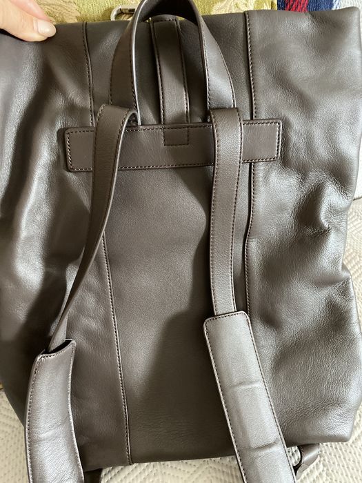 Mochila Estrear-Massimo Dutty/pele  castanha mod homem