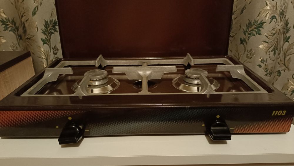 Плита газовая 2-хгорелочная,настольная, новая