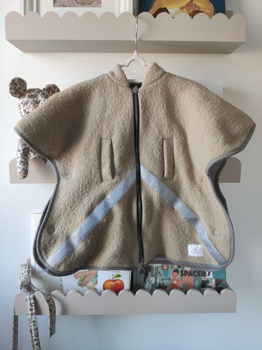 Ponczo samochodowe merino 0 - 3 lata