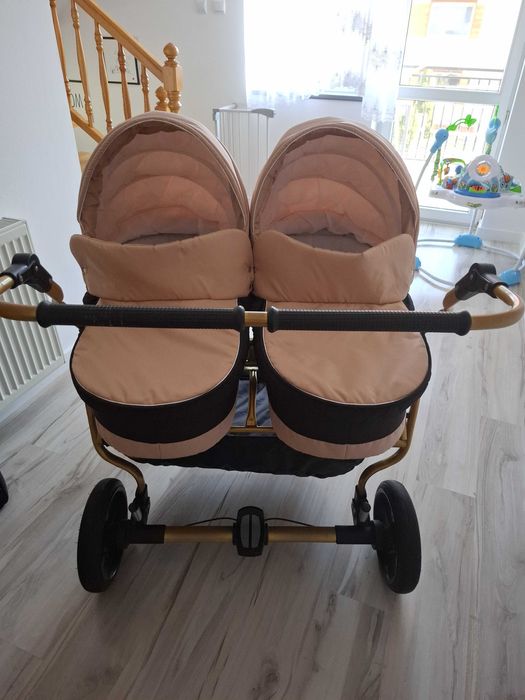 Wózek bliźniaczy 2w1