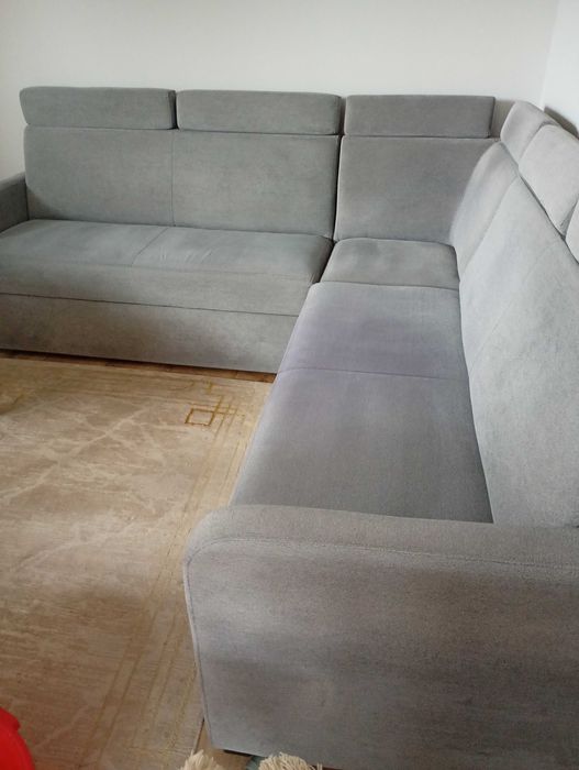 Narożnik rozkładany z funkcją spania