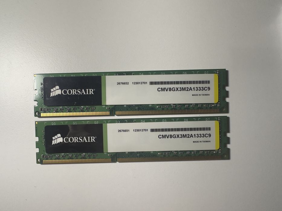 Оперативна пам'ять Corsair ValueSelect 8GB (2×4GB) DDR3 1333MHz CL9