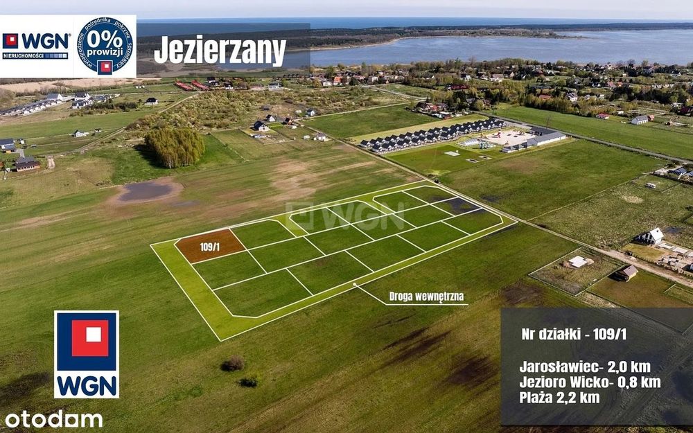 Na sprzedaż działka budowlana, Jezierzany