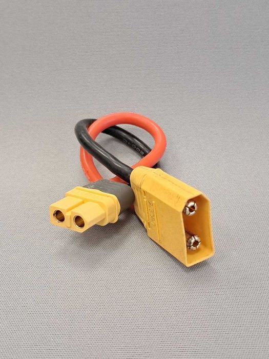 Перехідник XT60-F (мама) до XT90-M (тато) кабель 12AWG Замовлення від 10 шт.