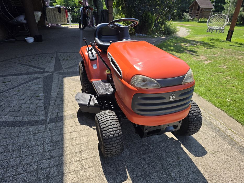 Husqvarna LT141 14HP Briggs 2 noże Manual  Mulczer  Traktorek Kosiarka