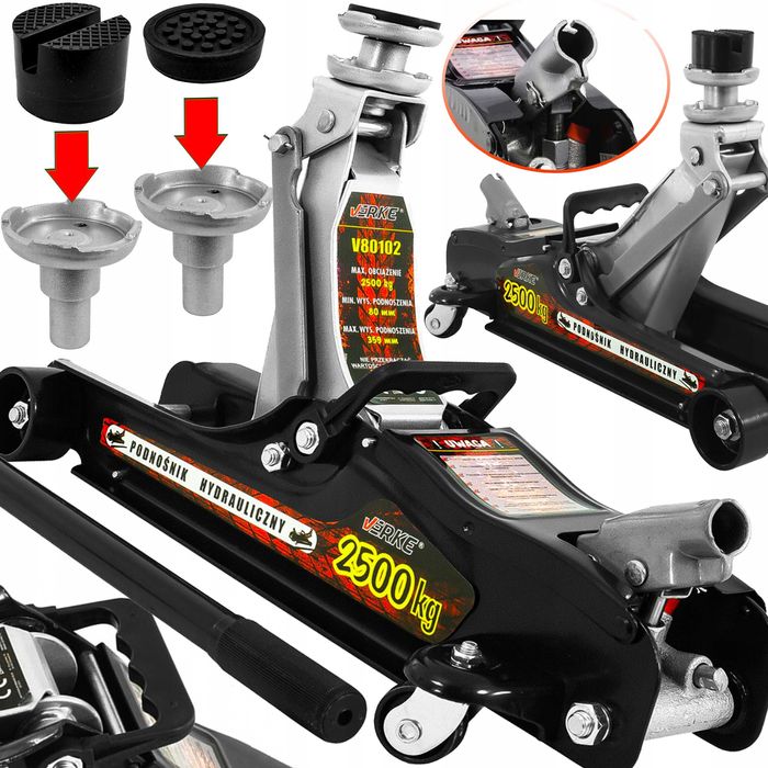 PODNOŚNIK SAMOCHODOWY Hydrauliczny Lewarek Żaba Niskoprofilowy 2,5T