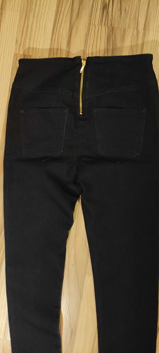 Jeansy, ciemny granat, Vero Moda, S/M, wysoki stan