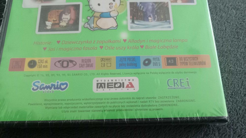 Bajka płyta dvd Hello Kitty nowa