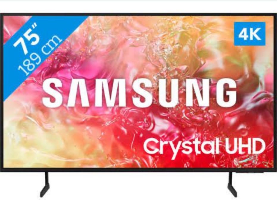 Telewizor  SAMSUNG 75DU7100 4K 1Tizen HDR Czarny