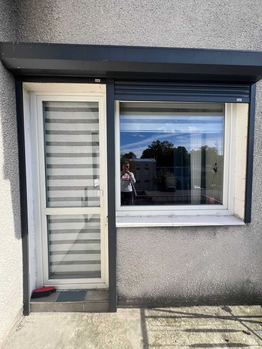 Okno Drzwi Balkonowe Taras 85na223 z Demontaż ŁADNY STAN