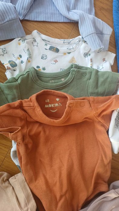 [68cm] Paczka ubranek Cocodrillo H&M ubrań paka komplet zestaw basic