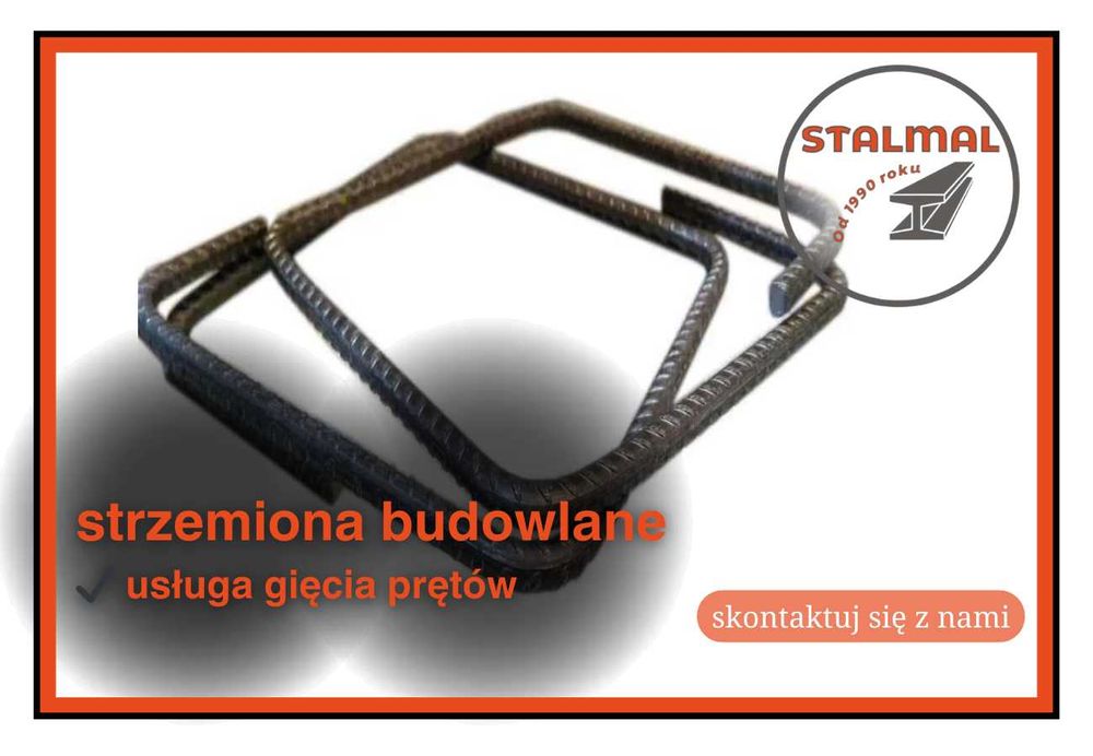 Strzemiona budowlane Gięcie Prętów Olsztyn I Warmińsko Mazurskie