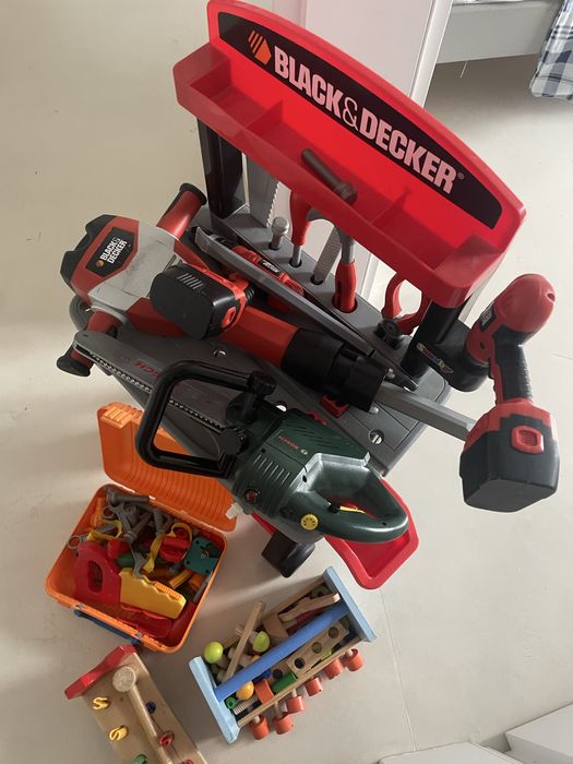 Narzedzia dla chlopca duzy zestaw black&decker