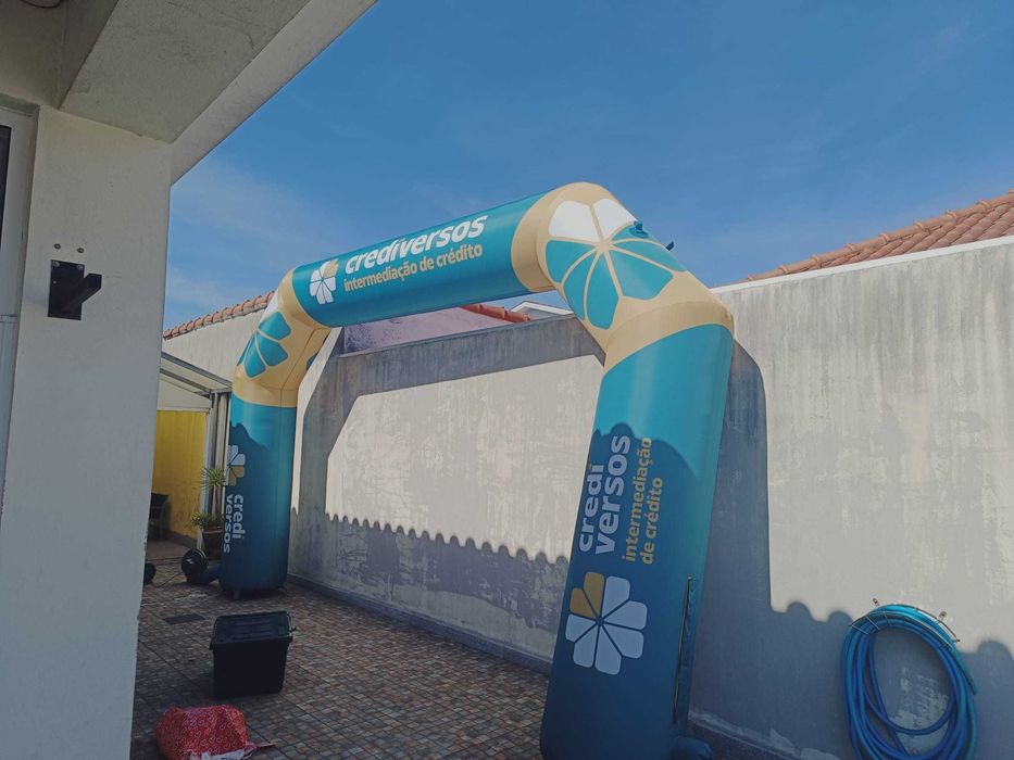 Arco de meta "pórtico" personalizado! Insuflável.