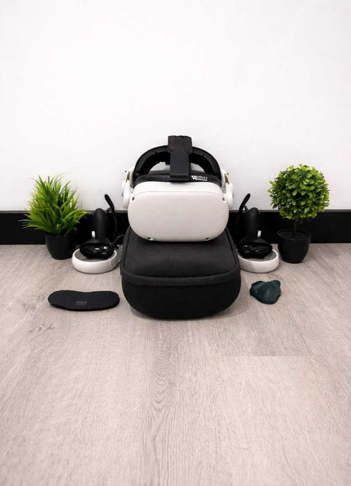 Gogle Meta oculus quest 2 II VR + Uchwyt + Etui I Okulary VR