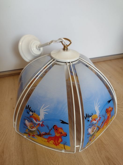 Lampa sufitowa Król Lew, stan Bardzo Dobry