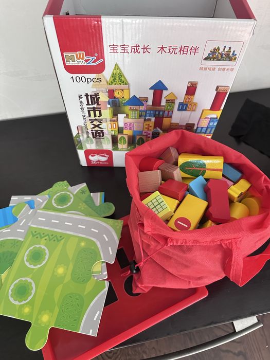 Деревяні кубікі іграшка