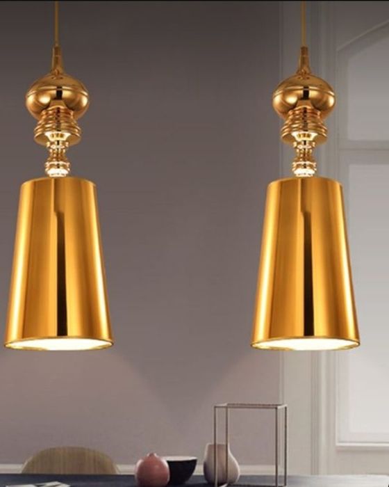 Candeeiro Interior Dourado