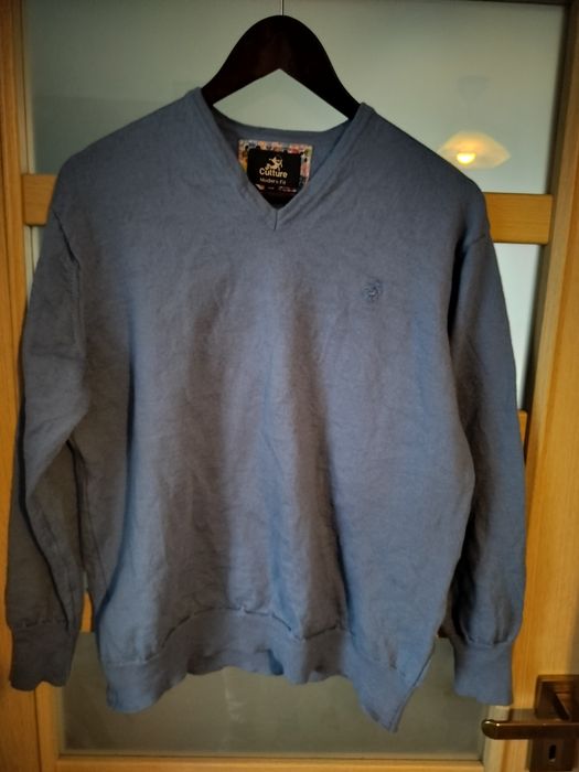 Sweter męski M szetlandzki