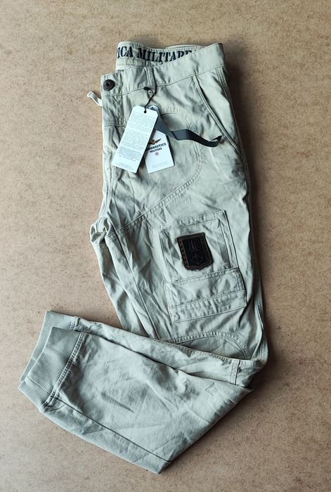 Aeronautica militare anti G pants bojówki męskie L
