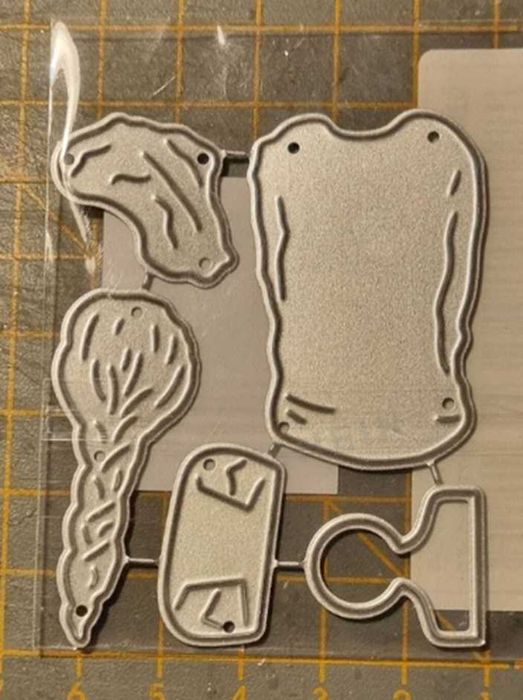 Conjunto de Cortantes Boneca com Trança