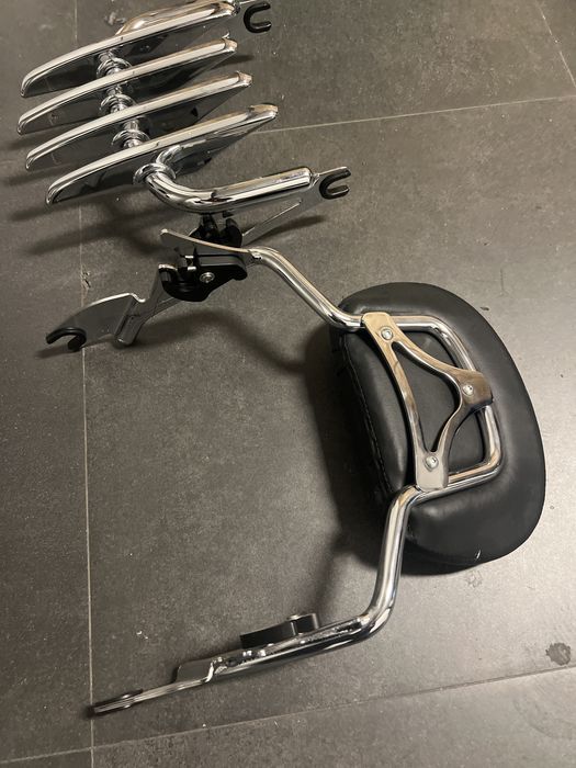 Harley grelha traseira e encosto