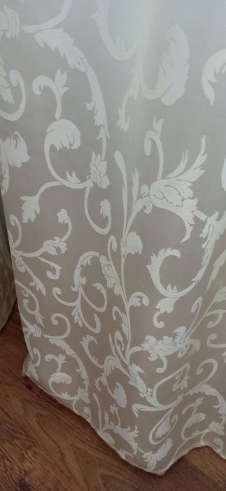 Zestaw zasłony i lambrekin na dwa okna