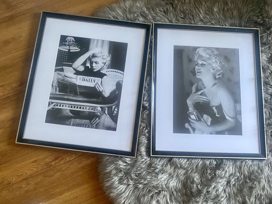 2 obrazy w ramach merlin monroe almi decor 54x64