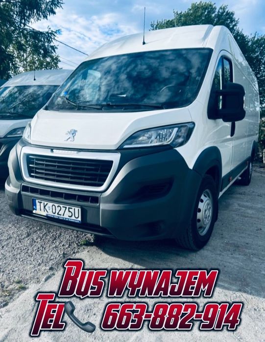 Wynajem Wywrotki 3-stronnej kat.B, i bus Peugeot Boxer
