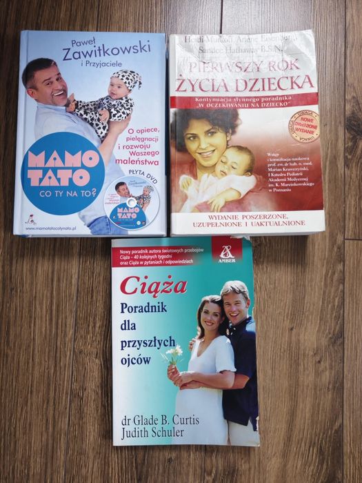 Książki ciąża, pierwszy rok życia dziecka, pielęgnacja dziecka