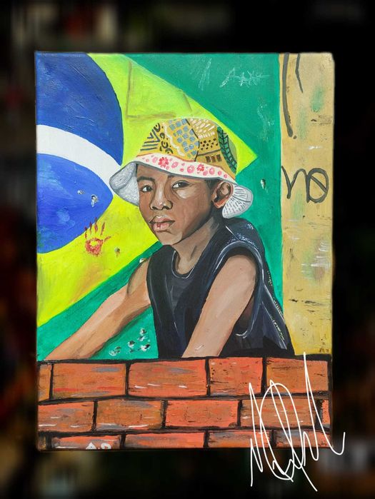 Quadro em Pintura a Óleo – Obra Única ''Relíquia do 071''