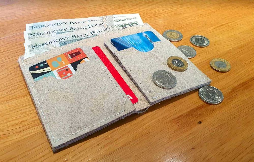 Portfel Portmonetka M3 - skóra hand made city-wallet - tani prezent