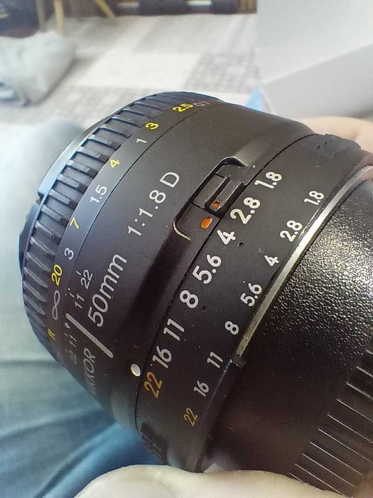 Obiektyw nikkor 50mm 1.8d