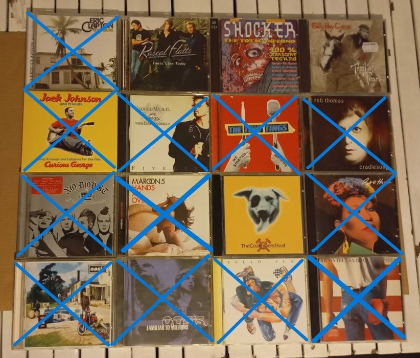 72 CD de Pop / Rock / Eletronic / Soundtracks (desde 3€)