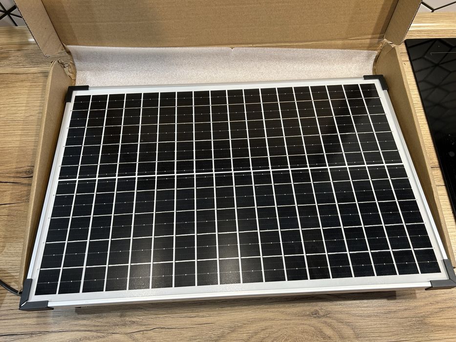 Zestaw Panel Fotowoltaiczny 30W Kit Oraz Regulator Podróż Camping Carawaning
