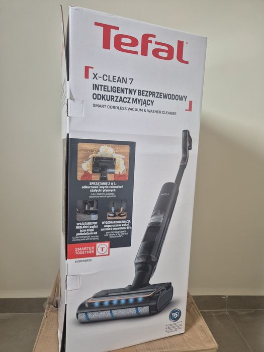 Tefal X-Clean 7 Smart Cordless Vacuum & Washer Cleaner GF5736F4 – nowy FV gwarancja