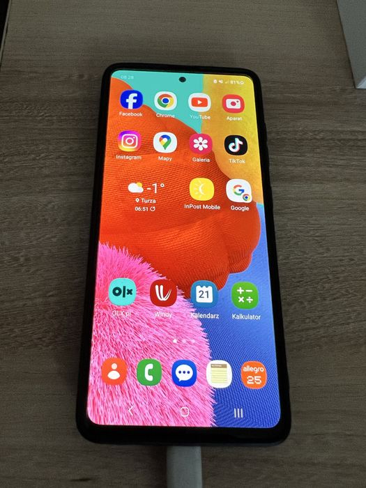 Samsung A51 z pudełkiem