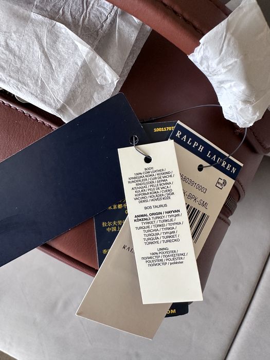 Ralph Polo Lauren plecak skórzany