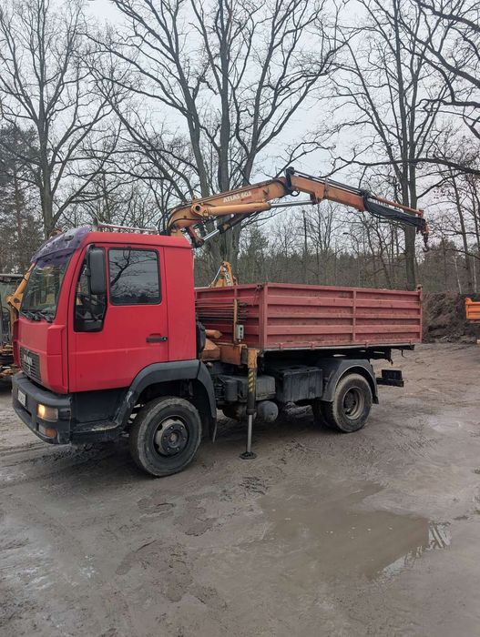 MAN LE220C  MAN LE 220C wywrotka z  HDS