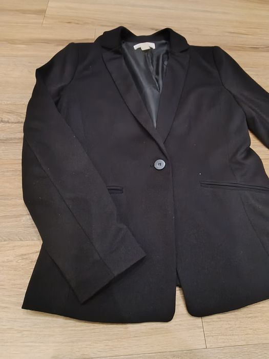 Czarna marynarka H&M 38 M