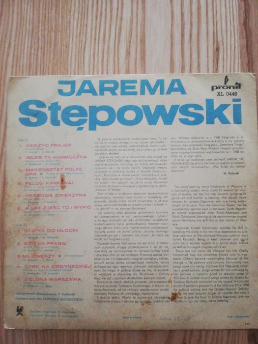 Płyta winylowa księżyc i frajer