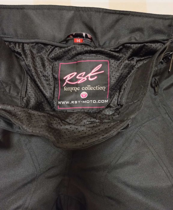 Calças Motard RST Pretas Senhora Semi-Novas Tam.14