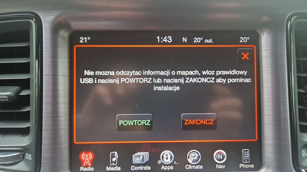 Uconnect 8.4 USA EU Radio Jeep CHRYSLER DODGE RAM