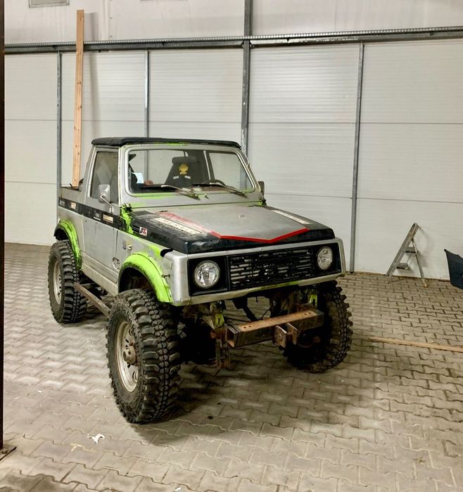 Suzuki samurai Zmota mosty patrol silnik BMW 3.0 D